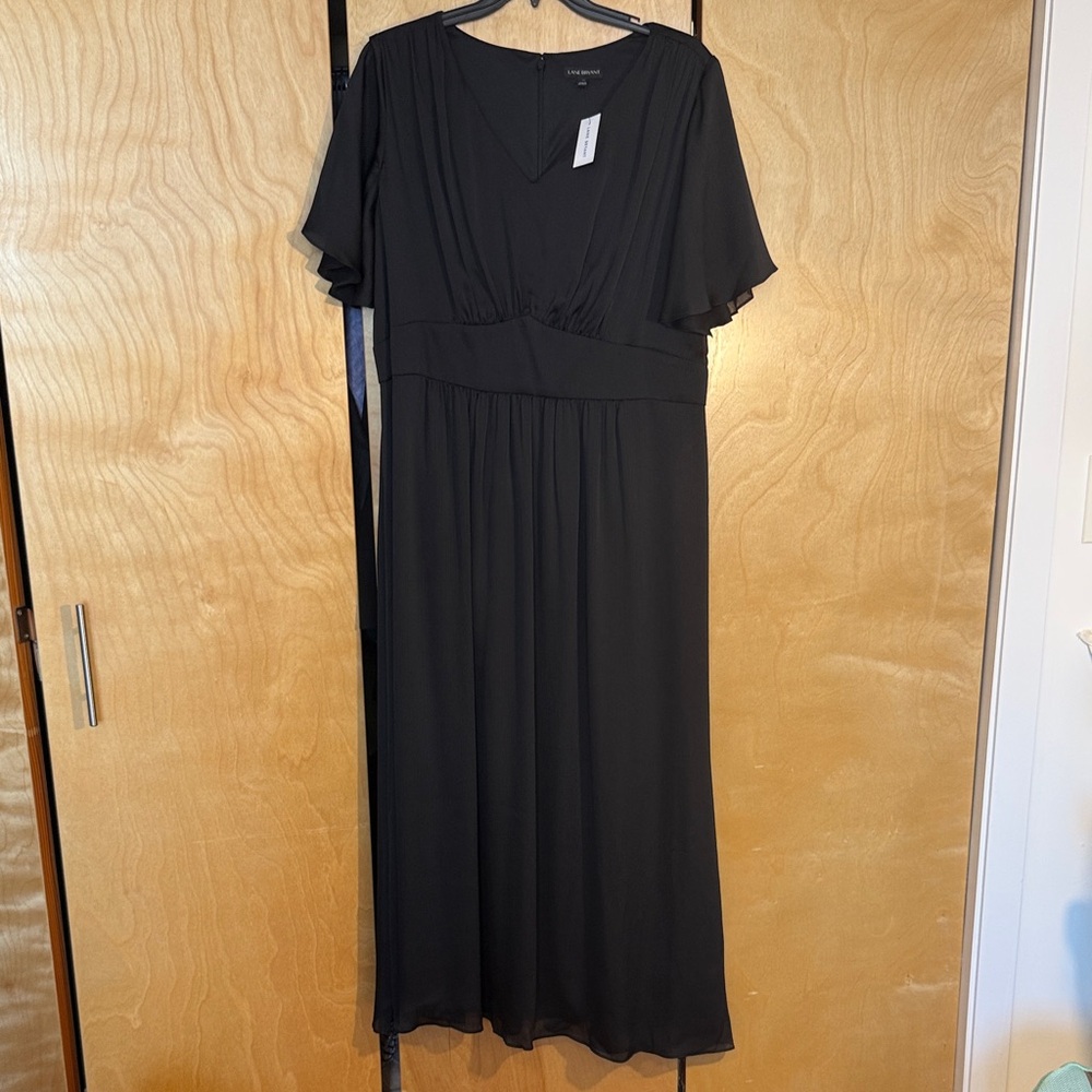 NWT Lane Bryant formal black Dress